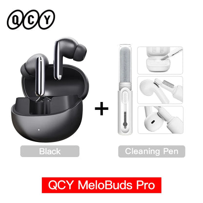 Melobuds Pro ANC Bluetooth 5.3 Earphones Wireless 46Db Hybrid ANC Hi-Res LDAC Earbuds 6 Mic Headphones 34H In-Ear Detection