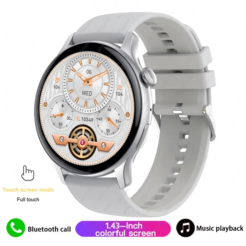 Mijia New Women Bluetooth Call Smartwatch Always Display Time Heart Rate Sports Health Monitoring Music GT4 Smart Watches