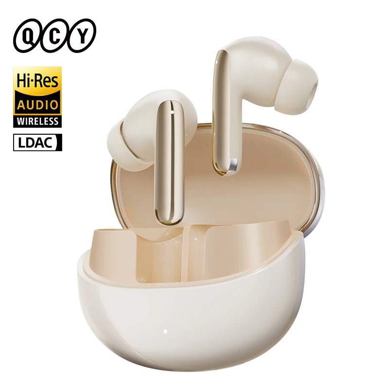 Melobuds Pro ANC Bluetooth 5.3 Earphones Wireless 46Db Hybrid ANC Hi-Res LDAC Earbuds 6 Mic Headphones 34H In-Ear Detection