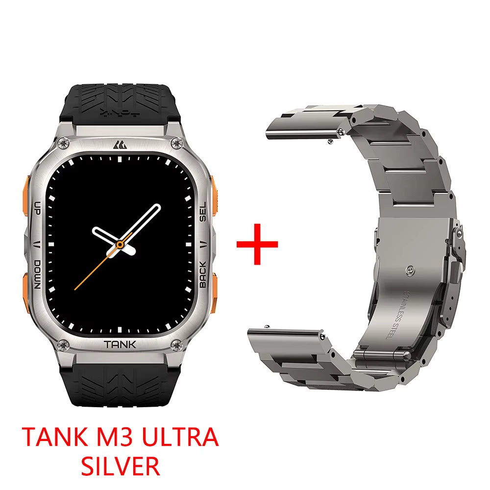 Original  TANK M3 Ultra GPS Smartwatches Men Waterproof Electronic Smart Watch AOD 480Mah Digital AMOLED Bluetooth Watches