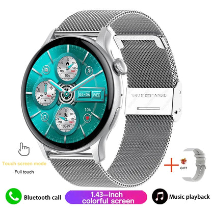 Mijia New Women Bluetooth Call Smartwatch Always Display Time Heart Rate Sports Health Monitoring Music GT4 Smart Watches