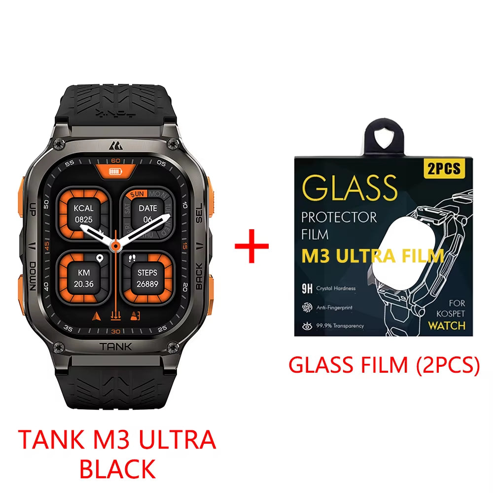 Original  TANK M3 Ultra GPS Smartwatches Men Waterproof Electronic Smart Watch AOD 480Mah Digital AMOLED Bluetooth Watches