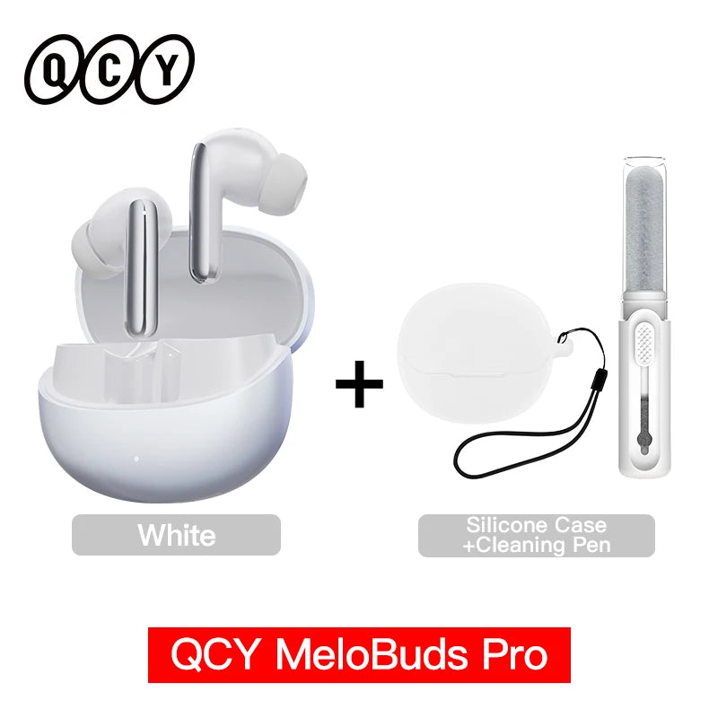 Melobuds Pro ANC Bluetooth 5.3 Earphones Wireless 46Db Hybrid ANC Hi-Res LDAC Earbuds 6 Mic Headphones 34H In-Ear Detection