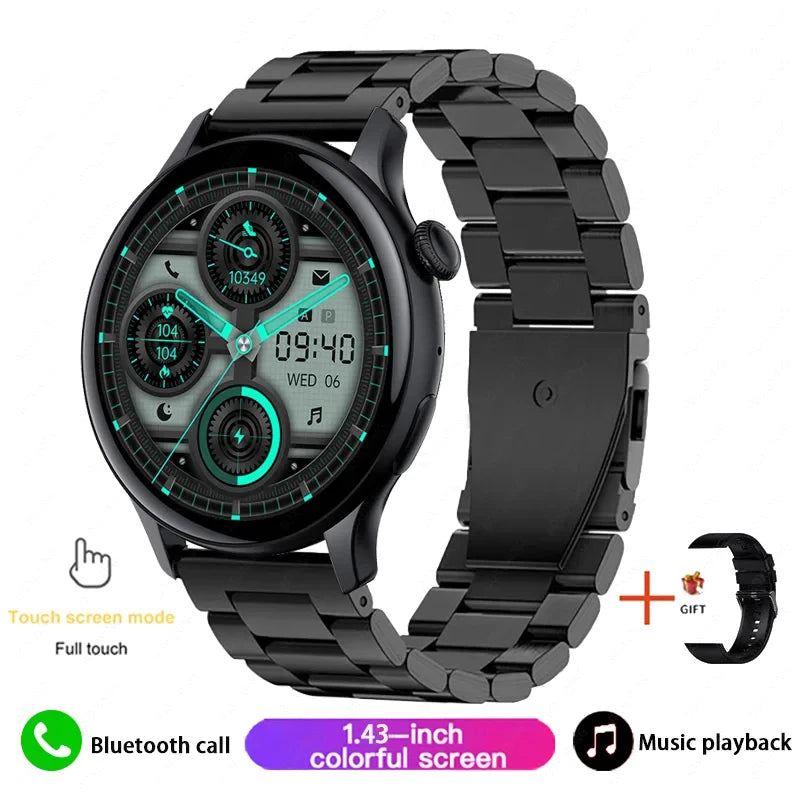 Mijia New Women Bluetooth Call Smartwatch Always Display Time Heart Rate Sports Health Monitoring Music GT4 Smart Watches