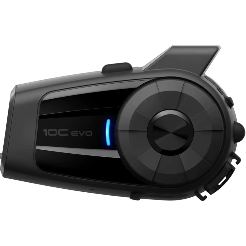 10C EVO Motorcycle Bluetooth Camera & Communication System with HD Speakers,Black