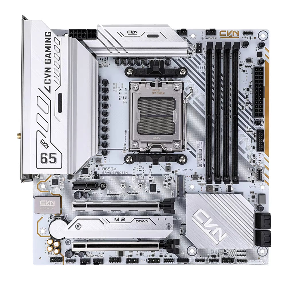 Colorful White CVN B550M GAMING FROZEN V15 2.5G Motherboard DDR4 4000(Oc)Mhz RAM Am4 Socket Supports AMD Ryzen 3 R5 Processor ﻿