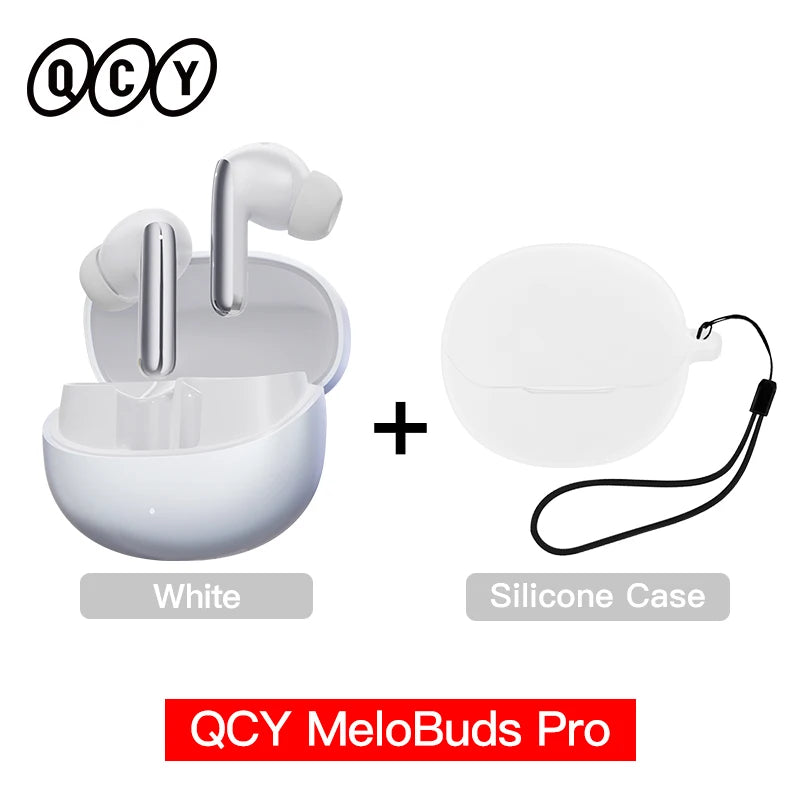 Melobuds Pro ANC Bluetooth 5.3 Earphones Wireless 46Db Hybrid ANC Hi-Res LDAC Earbuds 6 Mic Headphones 34H In-Ear Detection