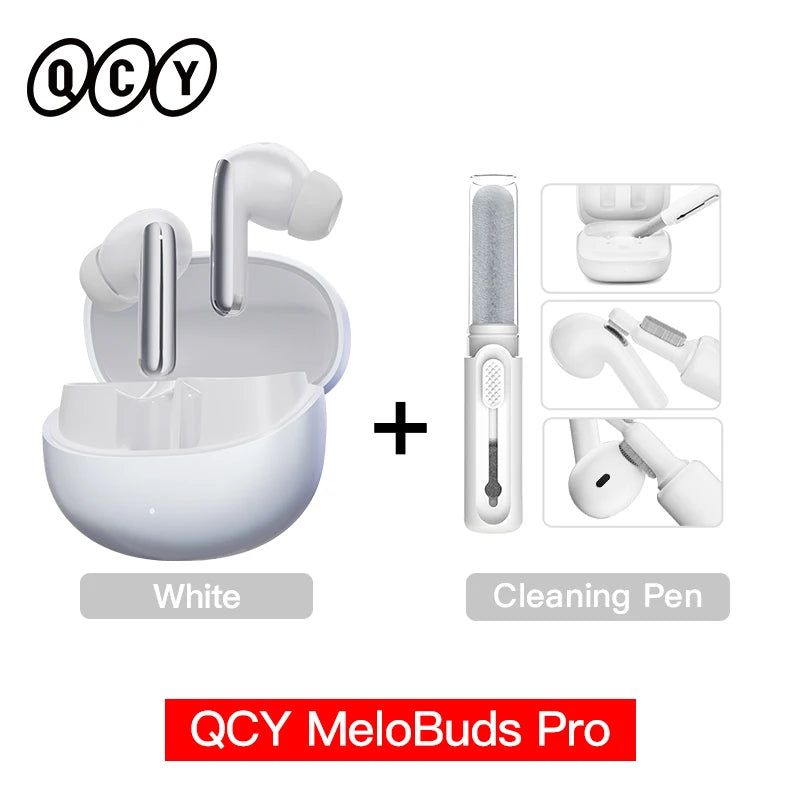 Melobuds Pro ANC Bluetooth 5.3 Earphones Wireless 46Db Hybrid ANC Hi-Res LDAC Earbuds 6 Mic Headphones 34H In-Ear Detection