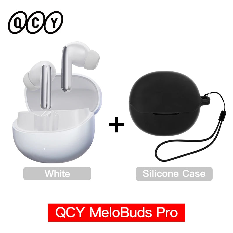 Melobuds Pro ANC Bluetooth 5.3 Earphones Wireless 46Db Hybrid ANC Hi-Res LDAC Earbuds 6 Mic Headphones 34H In-Ear Detection