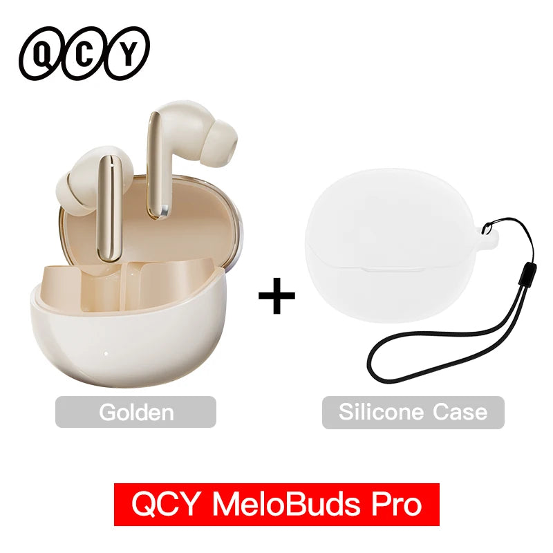 Melobuds Pro ANC Bluetooth 5.3 Earphones Wireless 46Db Hybrid ANC Hi-Res LDAC Earbuds 6 Mic Headphones 34H In-Ear Detection