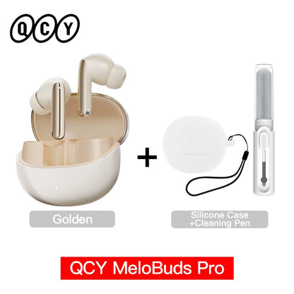 Melobuds Pro ANC Bluetooth 5.3 Earphones Wireless 46Db Hybrid ANC Hi-Res LDAC Earbuds 6 Mic Headphones 34H In-Ear Detection