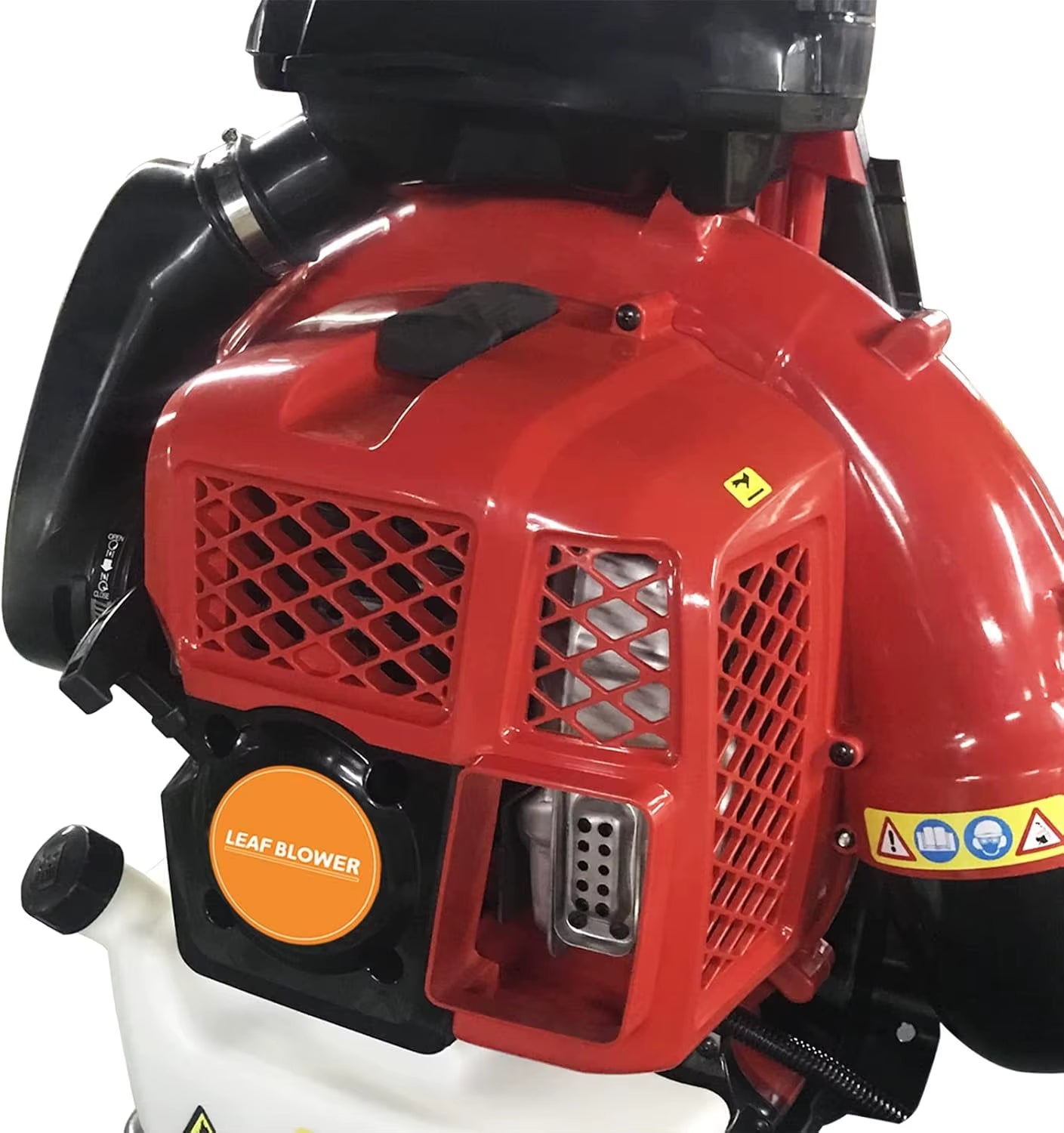 Leaf Blower, Backpack Leaf Blower Gas Powered 2-Stroke Engine 900 CFM 2.3L Tank Leaf Blower 80CC Snow Blower Handheld