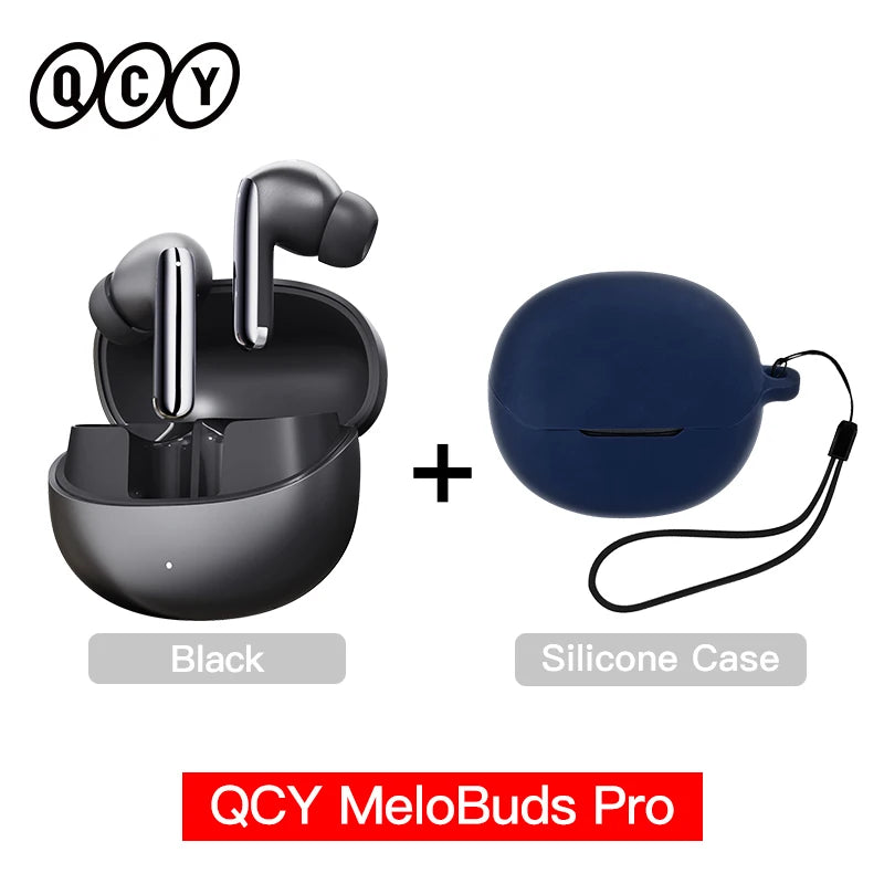 Melobuds Pro ANC Bluetooth 5.3 Earphones Wireless 46Db Hybrid ANC Hi-Res LDAC Earbuds 6 Mic Headphones 34H In-Ear Detection