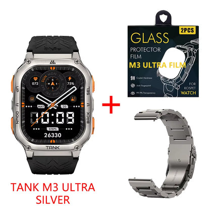 Original  TANK M3 Ultra GPS Smartwatches Men Waterproof Electronic Smart Watch AOD 480Mah Digital AMOLED Bluetooth Watches