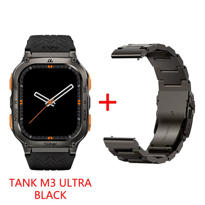 Original  TANK M3 Ultra GPS Smartwatches Men Waterproof Electronic Smart Watch AOD 480Mah Digital AMOLED Bluetooth Watches