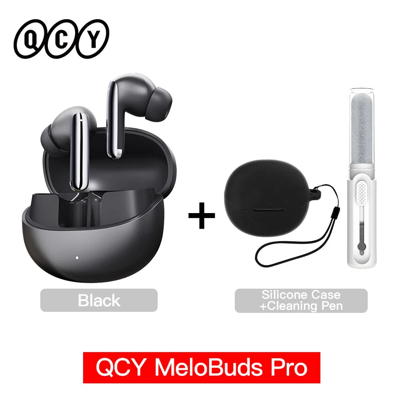 Melobuds Pro ANC Bluetooth 5.3 Earphones Wireless 46Db Hybrid ANC Hi-Res LDAC Earbuds 6 Mic Headphones 34H In-Ear Detection